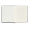 Agenda XL hebdomadaire 12&nbsp;mois Moleskine à couverture rigide Standard | Noir | sans marquage | non disponible | non disponible