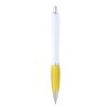 Stylo bille Nash en plastique recyclé (encre noire) Standard | Jaune | sans marquage | non disponible | non disponible