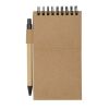 Bloc-notes autocollant avec stylo bille Flipper (encre noire) Standard | Naturel | sans marquage | non disponible | non disponible