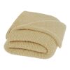 Couverture tricotée Suzy de 150 x 120 cm en polyester certifié GRS Beige | sans marquage | non disponible | non disponible | non disponible