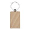 Porte-clés rectangulaire Gian en bois de hêtre Standard | Naturel | sans marquage | non disponible | non disponible