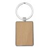 Porte-clés rectangulaire Mauro en bois de hêtre Standard | Naturel | sans marquage | non disponible | non disponible