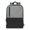 Sac à dos pour ordinateur portable Reclaim 15" recyclé GRS bicolore de 14 L Standard | Noir-Gris | sans marquage | non disponible | non disponible | non disponible