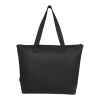 Sac shopping Reclaim recyclé GRS bicolore à fermeture éclair de 15 L Standard | Noir-Gris | sans marquage | non disponible | non disponible | non disponible