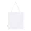 Sac shopping à soufflets Madras en coton recyclé 140&nbsp;g/m² certifié GRS Standard | Blanc | sans marquage | non disponible | non disponible | non disponible