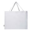 Grand sac shopping Odessa en coton recyclé 220 g/m² certifié GRS Standard | blanc | sans marquage | non disponible | non disponible | non disponible