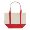 Sac shopping Sam en coton recyclé GRS 320 g/m² Standard | Rouge-Naturel | sans marquage | non disponible | non disponible | non disponible