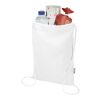 Sac de 5 L avec cordon Oregon Blend en coton recyclé 140 g/m² certifié GRS Standard | blanc | sans marquage | non disponible | non disponible | non disponible