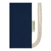 Sac refermable à cordon Odisha de 5&nbsp;L bio certifié OCS 140&nbsp;g/m² Standard | Marine | sans marquage | non disponible | non disponible | non disponible