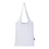 Sac fourre-tout pliable en coton recyclé GRS « Madras Blend » 140 g/m², 7 L blanc
