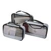 Cubes de rangement recyclés Jet GRS - lot de 3 Gris