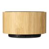Haut-parleur Bluetooth® en bambou Cosmos Standard | Naturel-Noir | sans marquage | non disponible | non disponible