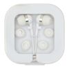 Casque filaire type C Baekdu avec boîte de rangement en plastique recyclé Blanc
