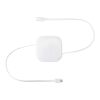 Câble rétractable 5 en 1 Gloas en matériaux recyclés pour synchronisation de données et charge rapide de 100&nbsp;W avec kit d’outils pour smartphone Standard | Blanc | sans marquage | non disponible | non disponible