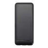Batterie de secours Adhil de 10&nbsp;000&nbsp;mAh et 10&nbsp;W en plastique recyclé avec 2&nbsp;câbles intégrés Standard | Noir | sans marquage | non disponible | non disponible