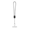 Lanyard de poignet recyclé Arich RCS avec câble de recharge Type-C de 20 W intégré noir
