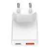 Chargeur mural SKROSS® Slim 30 W pour l'Europe blanc