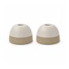 Lot de bougeoirs « ReClay » d'Originalhome blanc