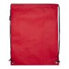 Sac à dos avec cordon Evergreen non tissé recyclé GRS de 5L Standard | Rouge | sans marquage | non disponible | non disponible | non disponible