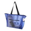 Sac shopping en matériaux recyclés certifiés GRS Mesh de 23&nbsp;L Bleu royal