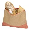 Pochette en papier paille Rhythm avec fermeture à glissière, 3 L Brick