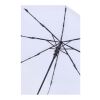 Parapluie pliable Agnes 21 pouces à ouverture automatique en RPET blanc