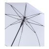 Parapluie Norman 76 cm en RPET résistant au vent blanc