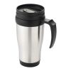 Mug isotherme Sanibel Standard | Argent-Noir | sans marquage | non disponible | non disponible