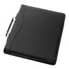 Serviette classeur zippée A4 Ebony Standard | Noir | sans marquage | non disponible | non disponible