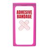 MiniKits Pansements Magenta transparent | Autocollant Numérique 1 couleur | Recto | 39 mm x 82 mm