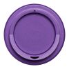 Gobelet isolant Americano® 350 ml avec bandeau antidérapant Blanc-Violet | sans marquage | non disponible | non disponible