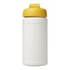 Bouteille Baseline® Plus de sport avec couvercle à clapet - 500 ml Translucide-Jaune | sans marquage | non disponible | non disponible