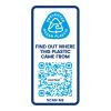 Bouteille H2O&nbsp;Eco de sport avec couvercle dôme - 650&nbsp;ml Ivoire-Rouge | sans marquage | non disponible | non disponible