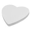 Post-its recyclés Sticky-Mate® en forme de cœur blanc | sans marquage | non disponible | non disponible
