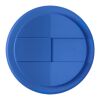 Gobelet recyclé Americano® Espresso Eco de 250&nbsp;ml avec couvercle anti-déversement Noir-Bleu minéral | sans marquage | non disponible | non disponible