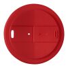 Gobelet recyclé Americano® Espresso Eco de 250 ml avec couvercle anti-déversement Rouge | sans marquage | non disponible | non disponible