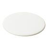 Sous-verre rond Renzo en plastique blanc | sans marquage | non disponible | non disponible