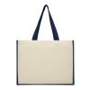 Sac Varai 340 g/m² en toile et jute Marine