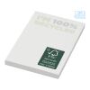 Notes autocollantes recyclées 50 x 75 mm Sticky-Mate® Blanc | 25 Seiten | sans marquage | non disponible | non disponible