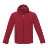 Veste softshell recyclée GRS pour homme de Langley Rouge | XXL