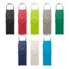 Tablier de cuisine en coton 180 g/m² noir | sans marquage | non disponible | non disponible