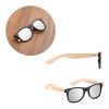 VARADERO. Lunettes de soleil en PP et bambou Noir | sans marquage