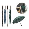 APOLO. Parapluie en polyester recyclé (100% rPET) pongee avec ouverture automatique Noir | sans marquage