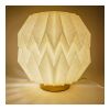 Lampe LED en papier pliable Coollux Luna 25cm, inspirée de l'Origami Nature | sans marquage | non disponible | non disponible