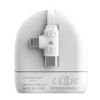 Câble rétractable USB-C et Lightning Xoopar ICE-R 60 W 1 mètre Blanc | sans marquage | non disponible | non disponible