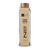 Bouteille d'eau en verre recyclé InSideOut ReuuZ avec bouchon en bois 650 ml Transparent | sans marquage | non disponible | non disponible