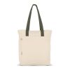 Sac carrier Canvas InSideOut Reuuz 33 x 42 x 10 cm Ecru-Vert olive