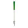 Stylo Nash Opaque Blanc-Vert | Sérigraphie 1 couleur | à 90 degrés du clip | 42 mm x 25 mm | non disponible