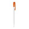 Stylo Nash Opaque Blanc-Orange | Sérigraphie 1 couleur | à 270 degrés du clip | 45 mm x 25 mm | non disponible