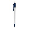 Stylo Baron Colour opaque Blanc-Bleu foncé | Sérigraphie 1 couleur | à 180 degrés du clip | 45 mm x 25 mm | non disponible